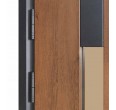 Metāla durvis TERMO HOUSE 705/428 Ozols bronza/Rieksts dabīgs