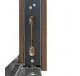 Metāla durvis TERMO HOUSE 703/191 (1200mm) Ozols bronza/Rieksts dabīgs