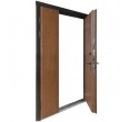 Metāla durvis TERMO HOUSE 703/191 (1200mm) Ozols bronza/Rieksts dabīgs