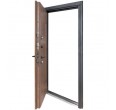 Metāla durvis TERMO HOUSE 705/428 Ozols bronza/Rieksts dabīgs
