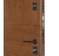 Metāla durvis TERMO HOUSE 703/191 (1200mm) Ozols bronza/Rieksts dabīgs