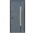 Metāla durvis TERMO HOUSE 705/431 Tumšs antracīts/Antracīts pelēks