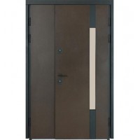 Metāla durvis TERMO HOUSE 705/428 Venge tumšs