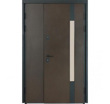 Metāla durvis TERMO HOUSE 705/428 Venge tumšs
