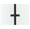 Dušas kabīne NAPOLI black DD 90x90