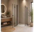Dušas kabīne SANREMO Black DW 90x90