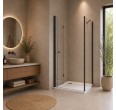Dušas kabīne SANREMO Black DW 90x90