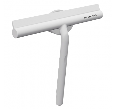 Silikona dušas stikla tīrītājs MINISMUS M 21 cm, balts