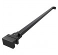 Dušas durvis MESINA Black DS-130