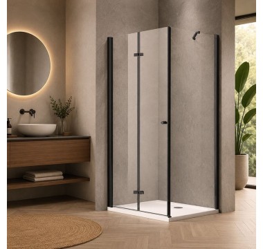 Dušas kabīne SANREMO Black DW 90x90