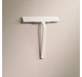 Silikona dušas stikla tīrītājs MOIN KM 23 cm, balts