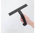 Silikona dušas stikla tīrītājs DANCEMOON 25 cm, melns