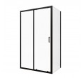 Dušas kabīne CITY Asti black DW 120x90