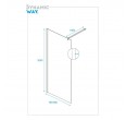 Dušas siena DYNAMIC WAY Oceanus 80x200