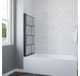 Vannas siena AQUABATOS Kroms 80x140