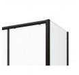 Dušas kabīne CITY Asti black DW 120x90