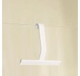 Silikona dušas stikla tīrītājs DANCEMOON 25 cm, balts