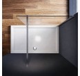 Dušas siena CLEAN 90x200 gun grey