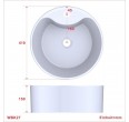 Izlietne AQUABATOS WBK27 40