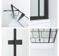 Vannas siena AQUABATOS Kroms 150x140