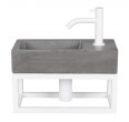 Izlietnes komplekts DIFFERENZ Juti Concrete 38,5 cm