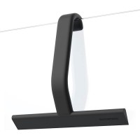 Silikona dušas stikla tīrītājs DANCEMOON 25 cm, melns