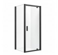 Dušas kabīne NAPOLI black DW 90x80