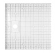 Dušas paliktnis AQUABATOS DWQ 90x90, balts