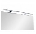 Spogulis ar LED gaismekļiem Aourow2 Chrome 120x80
