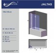 Vannas siena AQUABATOS Jaltas 150x140