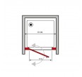 Dušas durvis BOX DOCCIA Vera VRP1 90x200, kreisās