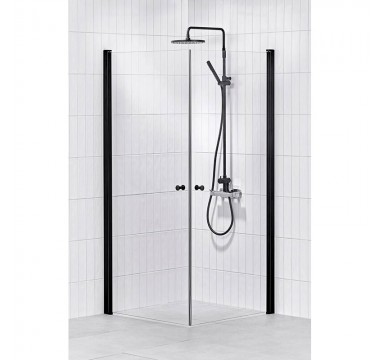 Dušas kabīne ALTERNA Lusso Black 80x80
