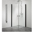 Dušas kabīne ALTERNA Lusso Black 80x80