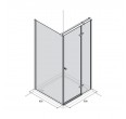 Dušas kabīne AQUALUX Hinged DW 90x90, labā puse