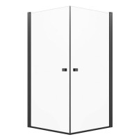 Dušas kabīne MESINA Black DD 100x100