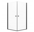 Dušas kabīne MESINA Black DD 80x90