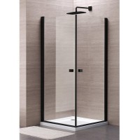 Dušas kabīne MESINA Black DD 90x90