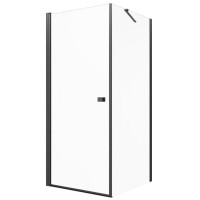 Dušas kabīne MESINA Black DW 90x80