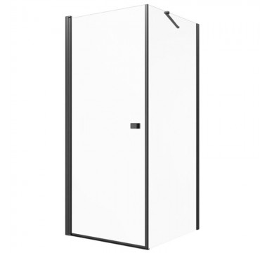 Dušas kabīne MESINA Black DW 90x80