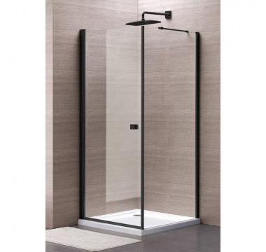 Dušas kabīne MESINA Black DW 90x80