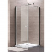 Dušas kabīne MESINA Chrome DW 80x100