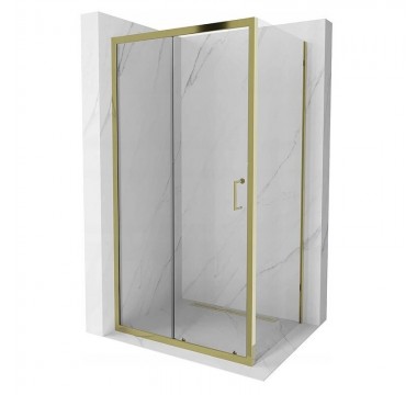 Dušas kabīne MEXEN Apia Gold, 120x90