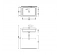 Izlietne FLAMINIA MW60SP 60
