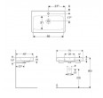 Izlietne KERAMAG iConcept 75x48,5