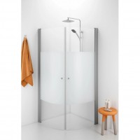 Dušas kabīne IDO Showerama 10-4 70X70, daļēji matēts stikls