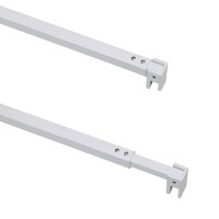 Teleskopisks dušas sienas stiprinājums CITY Ravena 120 White