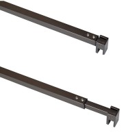 Teleskopisks dušas sienas stiprinājums CITY Ravena 120 Gun Grey