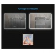 Spogulis ar LED apgaismojumu AQUABATOS Boras LM0617C B 100x70
