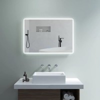 Spogulis ar LED apgaismojumu AQUABATOS Boras LM0617C B 100x70