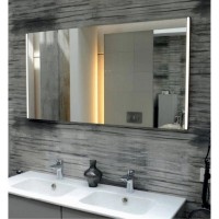 Spogulis ar LED apgaismojumu PLIEGER Lina Nero 120x65